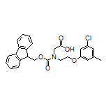 2-[Fmoc-[2-(3-chloro-5-methylphenoxy)ethyl]amino]acetic Acid