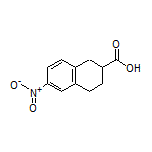 6-Nitro-1,2,3,4-tetrahydronaphthalene-2-carboxylic Acid