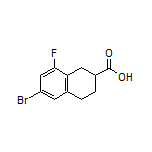 6-Bromo-8-fluoro-1,2,3,4-tetrahydronaphthalene-2-carboxylic Acid