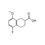 5-Fluoro-8-methoxy-1,2,3,4-tetrahydronaphthalene-2-carboxylic Acid