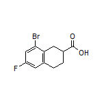 8-Bromo-6-fluoro-1,2,3,4-tetrahydronaphthalene-2-carboxylic Acid