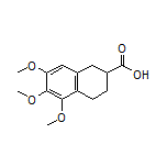 5,6,7-Trimethoxy-1,2,3,4-tetrahydronaphthalene-2-carboxylic Acid