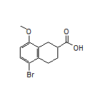 5-Bromo-8-methoxy-1,2,3,4-tetrahydronaphthalene-2-carboxylic Acid