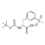 (R)-2-(Boc-amino)-3-[3-(methylsulfonyl)phenyl]propanoic Acid