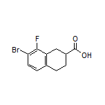7-Bromo-8-fluoro-1,2,3,4-tetrahydronaphthalene-2-carboxylic Acid