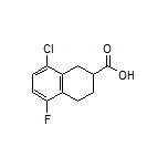 8-Chloro-5-fluoro-1,2,3,4-tetrahydronaphthalene-2-carboxylic Acid