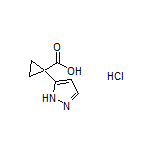1-(5-Pyrazolyl)cyclopropanecarboxylic Acid Hydrochloride
