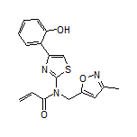 N-[4-(2-Hydroxyphenyl)thiazol-2-yl]-N-[(3-methylisoxazol-5-yl)methyl]acrylamide