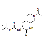 (R)-3-(1-Acetyl-4-piperidyl)-2-(Boc-amino)propanoic Acid