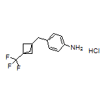 4-[[3-(Trifluoromethyl)bicyclo[1.1.1]pentan-1-yl]methyl]aniline Hydrochloride