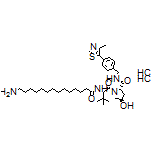 (2S,4R)-1-[(S)-2-(14-Aminotetradecanamido)-3,3-dimethylbutanoyl]-4-hydroxy-N-[4-(4-methylthiazol-5-yl)benzyl]pyrrolidine-2-carboxamide Dihydrochloride