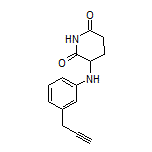 3-[[3-(Prop-2-yn-1-yl)phenyl]amino]piperidine-2,6-dione