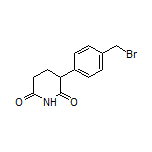 3-[4-(Bromomethyl)phenyl]piperidine-2,6-dione