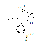(3S,4R,5R)-3-Butyl-3-ethyl-7-fluoro-4-hydroxy-5-(3-nitrophenyl)-2,3,4,5-tetrahydrobenzo[b]thiepine 1,1-Dioxide