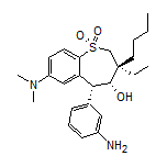 (3S,4R,5R)-5-(3-Aminophenyl)-3-butyl-7-(dimethylamino)-3-ethyl-4-hydroxy-2,3,4,5-tetrahydrobenzo[b]thiepine 1,1-Dioxide