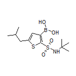 2-[N-(tert-Butyl)sulfamoyl]-5-isobutylthiophene-3-boronic Acid