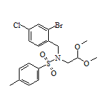 N-(2-Bromo-4-chlorobenzyl)-N-(2,2-dimethoxyethyl)-4-methylbenzenesulfonamide