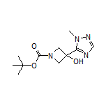 1-Boc-3-(1-methyl-1H-1,2,4-triazol-5-yl)azetidin-3-ol