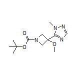 5-(1-Boc-3-methoxyazetidin-3-yl)-1-methyl-1H-1,2,4-triazole
