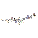 [4-[(2S)-2-[(2S)-2-[(2S)-2-[2-(2-Methoxyethoxy)acetylamino]propanoylamino]propanoylamino]-3-carbamoylpropanoylamino]phenyl]methyl (4-Nitrophenoxy)formate