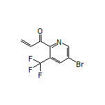 1-[5-Bromo-3-(trifluoromethyl)-2-pyridyl]prop-2-en-1-one
