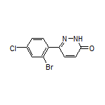 6-(2-Bromo-4-chlorophenyl)pyridazin-3(2H)-one
