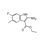 Ethyl 2-Amino-6-fluoro-5-methyl-1H-indole-3-carboxylate