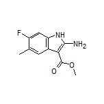 Methyl 2-Amino-6-fluoro-5-methyl-1H-indole-3-carboxylate