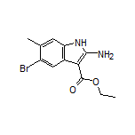 Ethyl 2-Amino-5-bromo-6-methyl-1H-indole-3-carboxylate