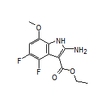 Ethyl 2-Amino-4,5-difluoro-7-methoxy-1H-indole-3-carboxylate