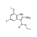 Ethyl 2-Amino-5-fluoro-7-methoxy-1H-indole-3-carboxylate