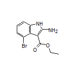 Ethyl 2-Amino-4-bromo-1H-indole-3-carboxylate