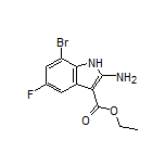 Ethyl 2-Amino-7-bromo-5-fluoro-1H-indole-3-carboxylate