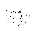 Methyl 2-Amino-4,5,6-trifluoro-1H-indole-3-carboxylate
