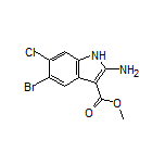 Methyl 2-Amino-5-bromo-6-chloro-1H-indole-3-carboxylate