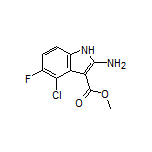 Methyl 2-Amino-4-chloro-5-fluoro-1H-indole-3-carboxylate