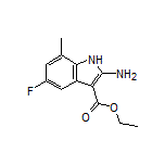 Ethyl 2-Amino-5-fluoro-7-methyl-1H-indole-3-carboxylate