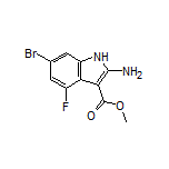 Methyl 2-Amino-6-bromo-4-fluoro-1H-indole-3-carboxylate