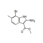 Methyl 2-Amino-7-bromo-6-methyl-1H-indole-3-carboxylate