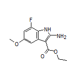 Ethyl 2-Amino-7-fluoro-5-methoxy-1H-indole-3-carboxylate