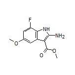 Methyl 2-Amino-7-fluoro-5-methoxy-1H-indole-3-carboxylate