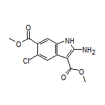 Dimethyl 2-Amino-5-chloro-1H-indole-3,6-dicarboxylate