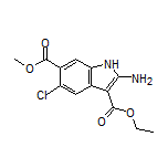 3-Ethyl 6-Methyl 2-Amino-5-chloro-1H-indole-3,6-dicarboxylate