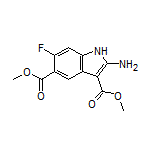 Dimethyl 2-Amino-6-fluoro-1H-indole-3,5-dicarboxylate