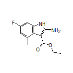 Ethyl 2-Amino-6-fluoro-4-methyl-1H-indole-3-carboxylate