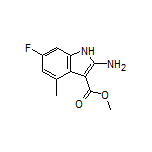Methyl 2-Amino-6-fluoro-4-methyl-1H-indole-3-carboxylate