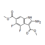 Dimethyl 2-Amino-4,5-difluoro-1H-indole-3,6-dicarboxylate