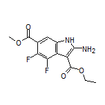 3-Ethyl 6-Methyl 2-Amino-4,5-difluoro-1H-indole-3,6-dicarboxylate