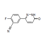 2-Fluoro-5-(6-oxo-3,6-dihydropyridazin-3-yl)benzonitrile