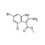 Methyl 2-Amino-6-bromo-4-chloro-1H-indole-3-carboxylate